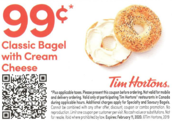 Classic Bagel With Cream Cheese