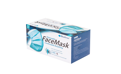 Blue Arrow Disposable Face Mask